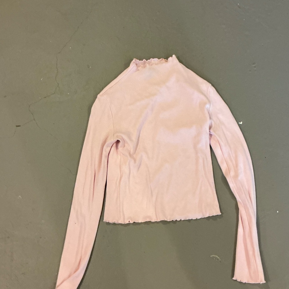 Forever 21 Light Pink Long Sleeve Top